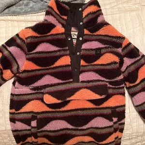 Billabong Switchback Faux Fur Pullover